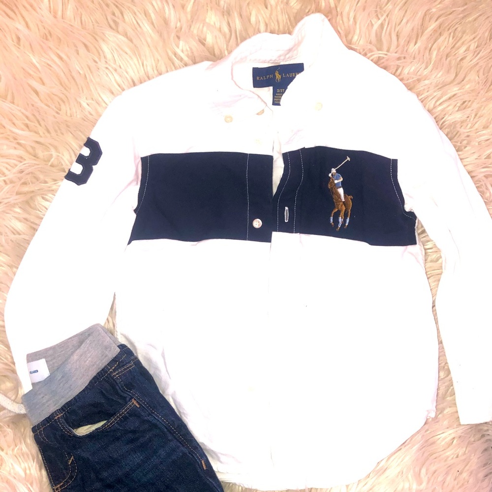 Polo button down shirt